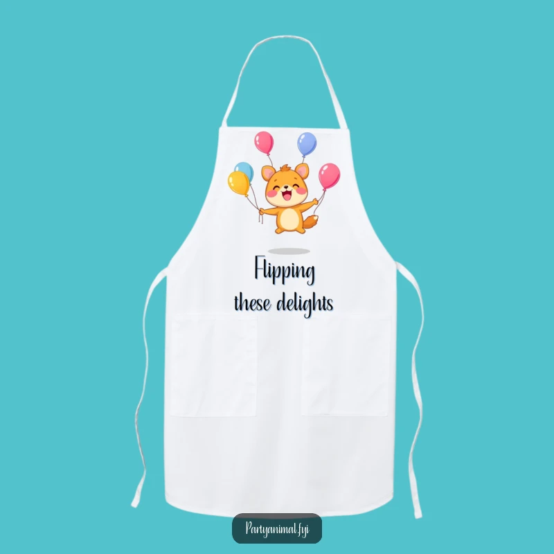 Funny Juggling Animal Apron: Cook with Cheer using this Hilarious Character!