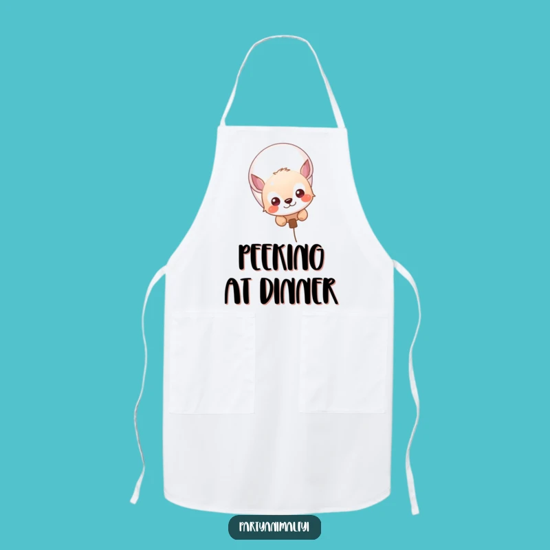 Funny Curious Animal Apron: Cook and Create with Playful Wonder