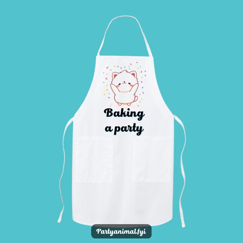 Funny Joyful Animal Confetti Apron: Cook with Joy, Makes a Wonderful Funny Gift!