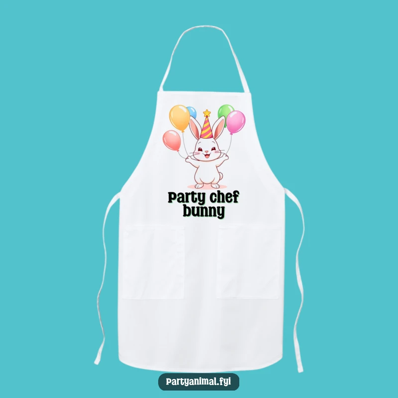 Funny Bunny Party Apron: Cute Juggler Kitchen Accessory, Perfect Funny Gift