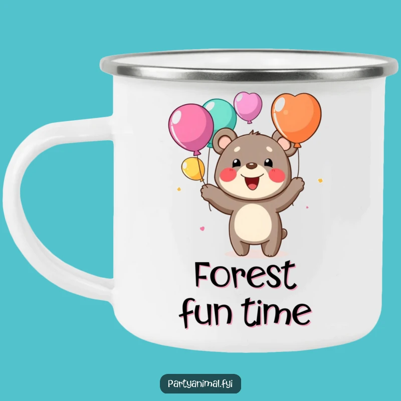 Funny Bear Camping Mug: Cheerful Adventures with Hilarious Humor, Gift