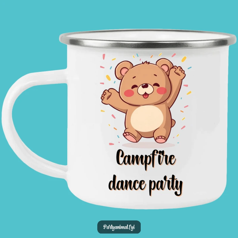 Funny Bear Camp Mug: Wild Dancer Party Cup, Perfect Funny Gift