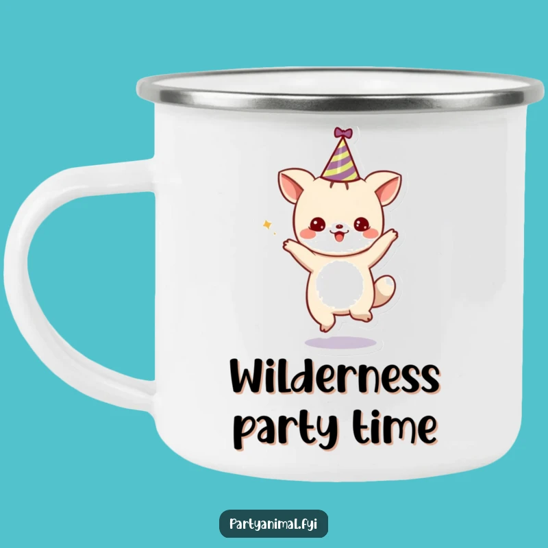 Funny Dancing Animal Camping Mug: Festive Sips for Outdoor Parties