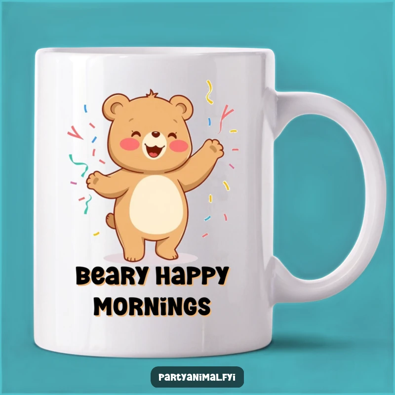 Funny Bear Dance Mug - Silly Streamer Design, Perfect Fun-Loving Funny Gift
