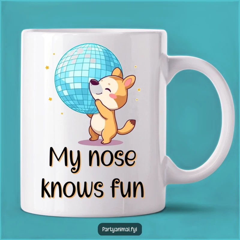 Funny Disco Animal Mug: Party On with this Hilarious Character!