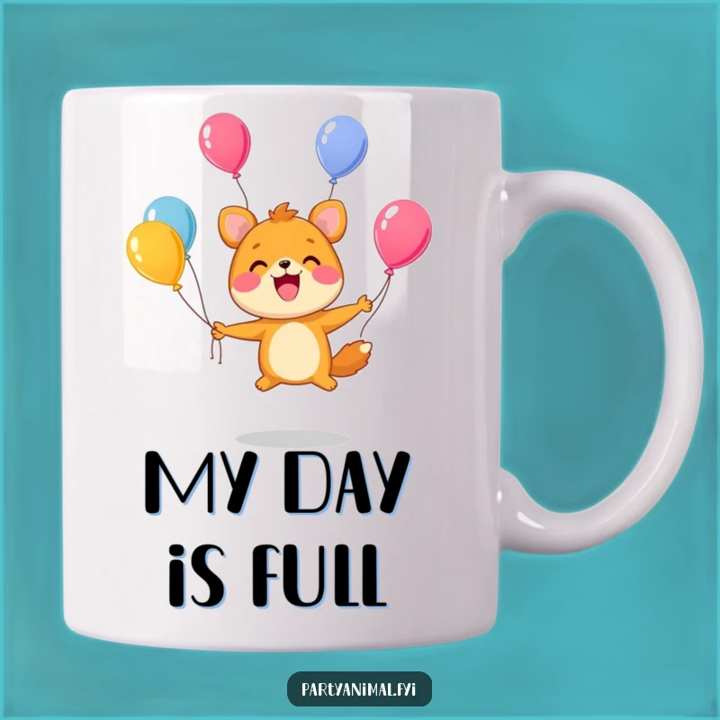Funny Juggling Animal Mug: Cheerful Character for a Joyful Gift!
