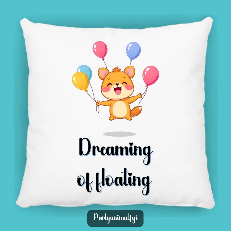 Funny Juggling Animal Pillow: Cuddle Up with this Cheerful Character!