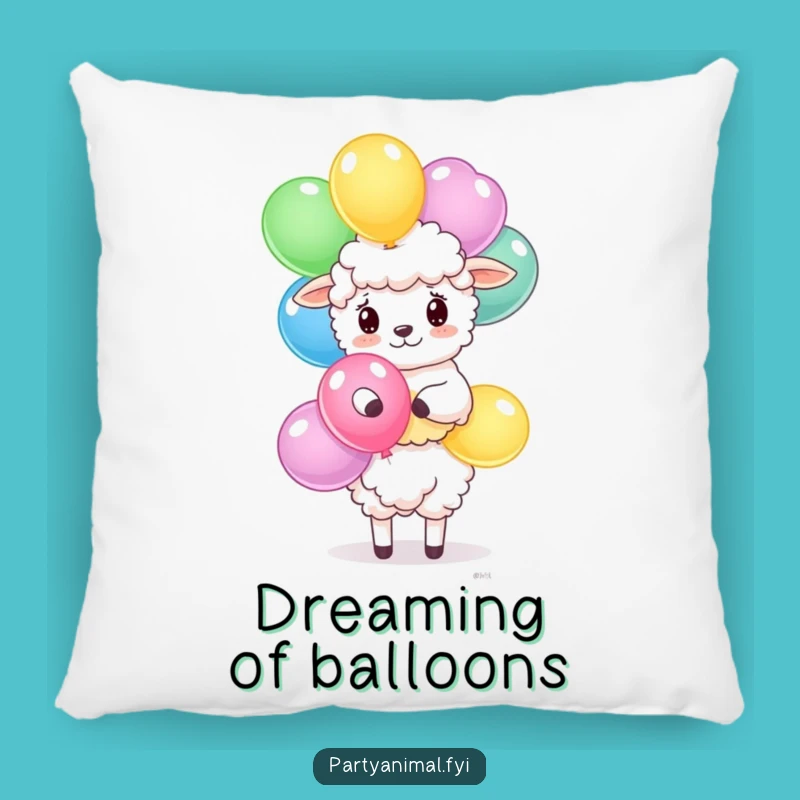 Funny Sheep Balloon Pillow: Cozy Comfort with Whimsical Charm