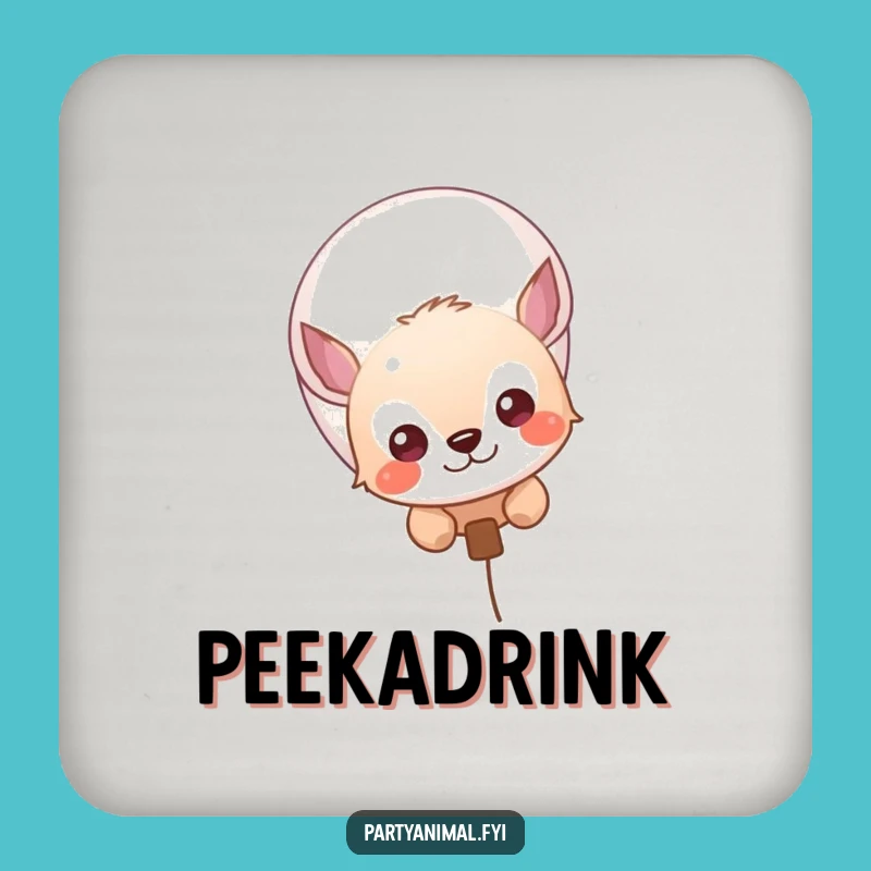 Funny Curious Animal Coasters: Protect Surfaces with Playful Charm