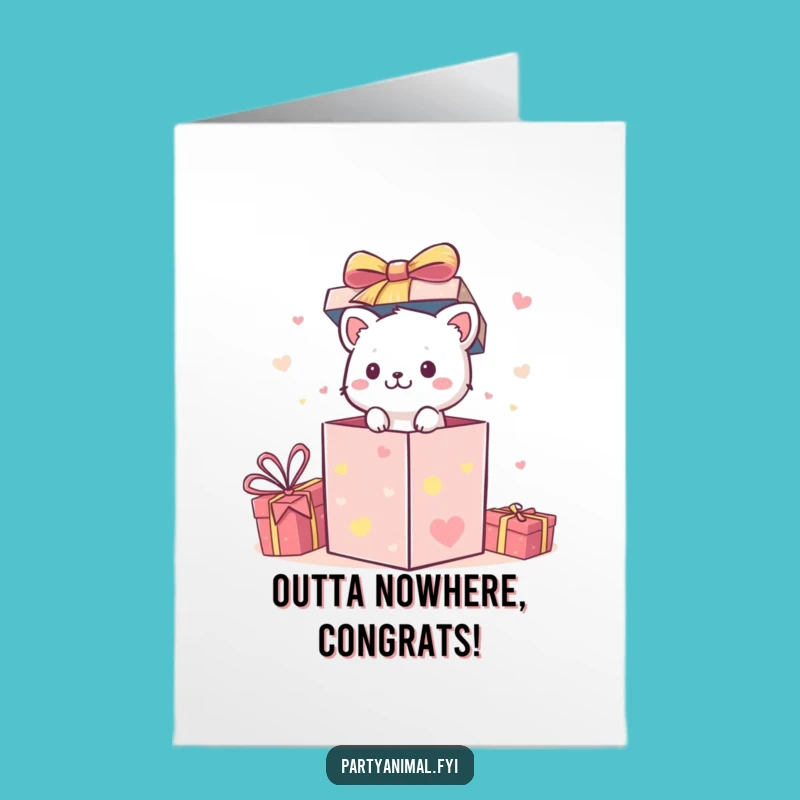 Free Printable Congrats Card: Explosive Joy! Downloadable Celebration Gift