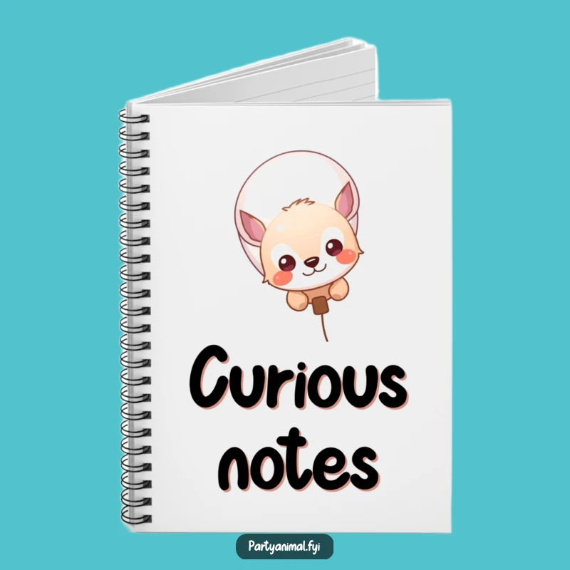 Funny Curious Animal Notebook: Jot Down Ideas with Wonder