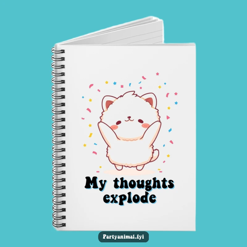 Funny Joyful Animal Confetti Notebook: Capture Joyful Thoughts, Awesome Funny Gift!