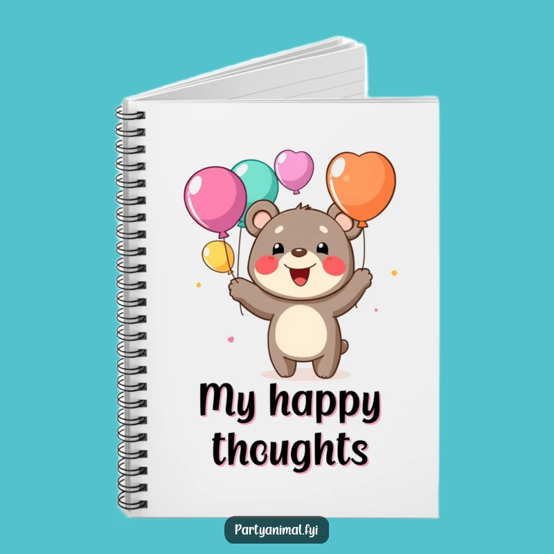 Funny Bear Juggling Notebook: Jot Down Fun with Cheerful Humor, Gift