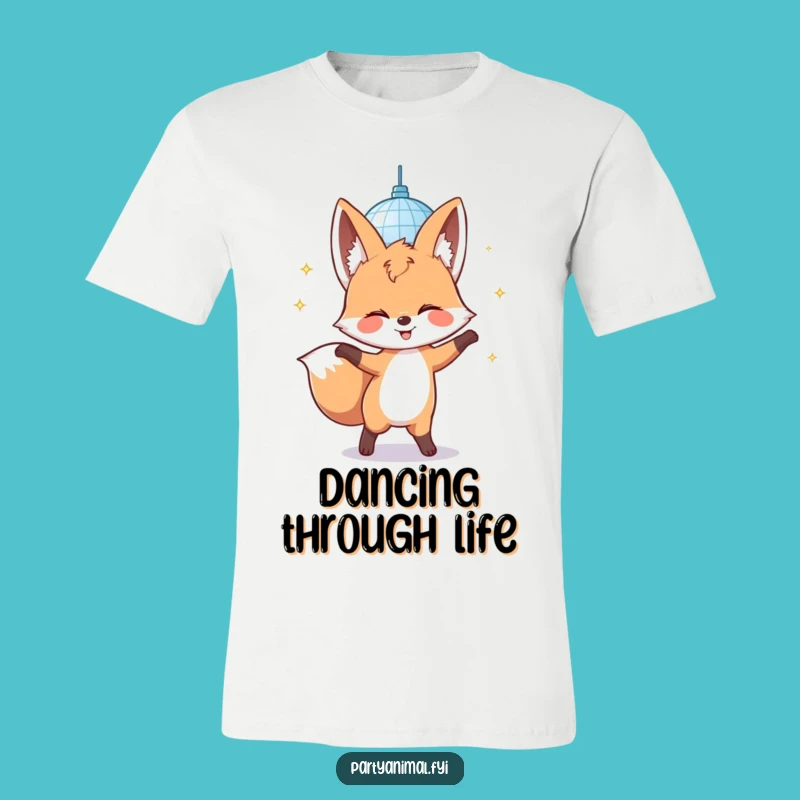 Funny Fox Dancing T-Shirt: Show Your Moves with Hilarious Style Gift