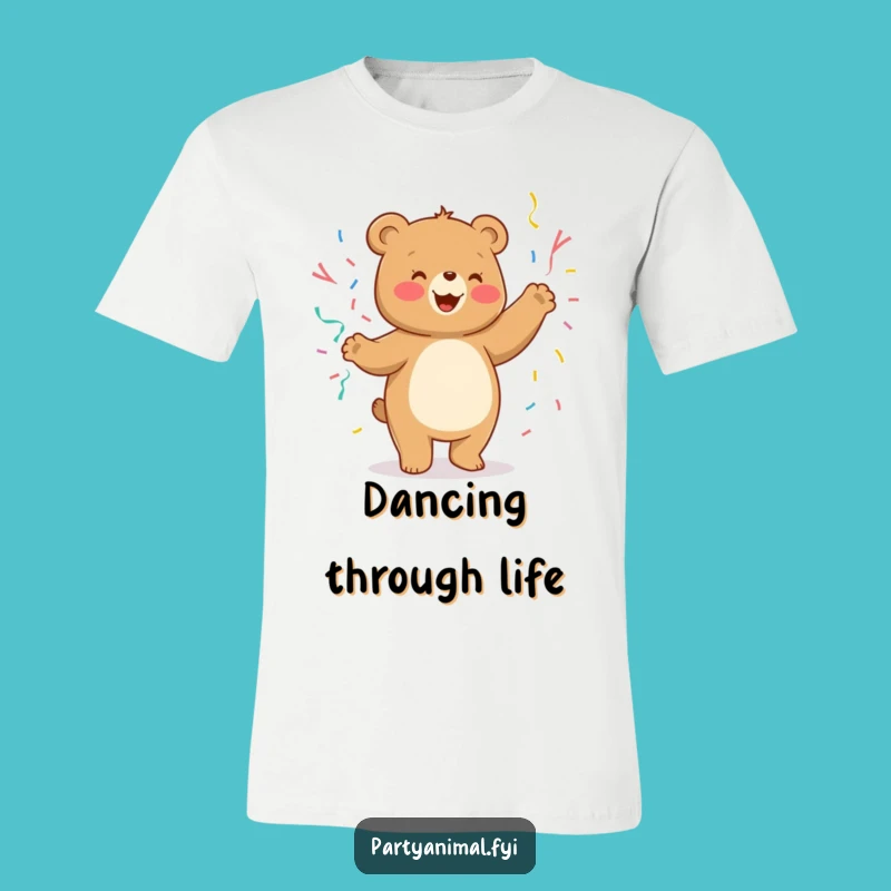Funny Bear Dance T-Shirt - Silly Streamer Tee, Ideal Funny Gift for Party Animals