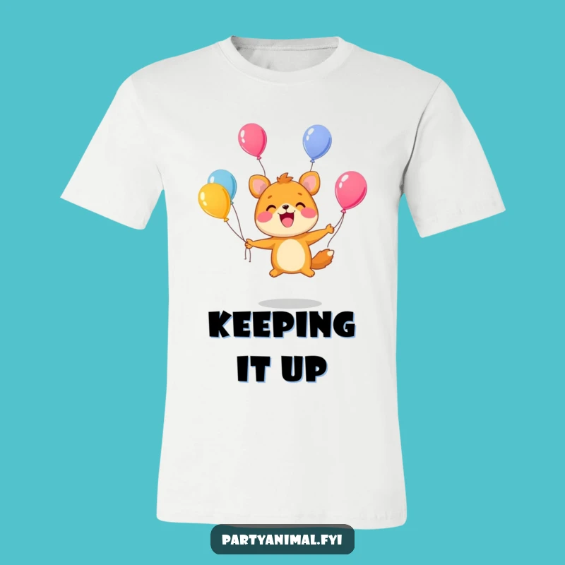 Funny Juggling Animal T-Shirt: Wear Your Smile with this Hilarious Character Tee!