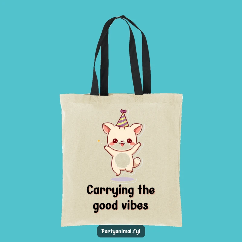 Funny Dancing Animal Tote Bag: Carry Your Party Essentials in Style