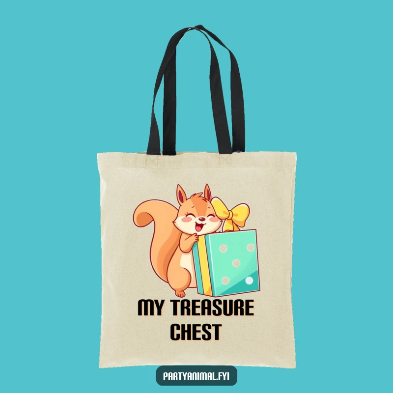 Funny Squirrel Gift Tote Bag: Carry Your Finds with Hilarious Style Gift