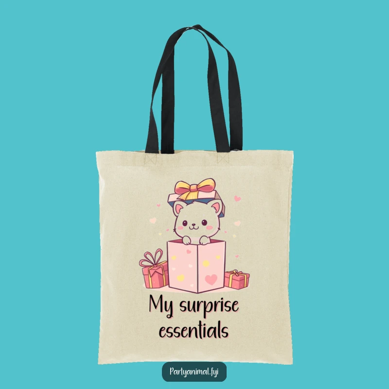 Funny Surprise Animal Tote Bag: Carry Your Excitement with this Hilarious Character!